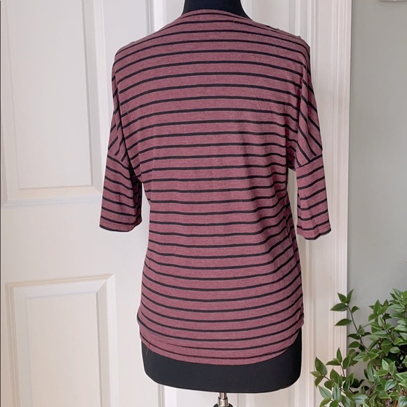 STATESIDE Short Sleeve Cold Shoulder Top Sz M - Picture 2 of 6